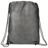 Crossweave Heat Sealed Drawstring Bag 13