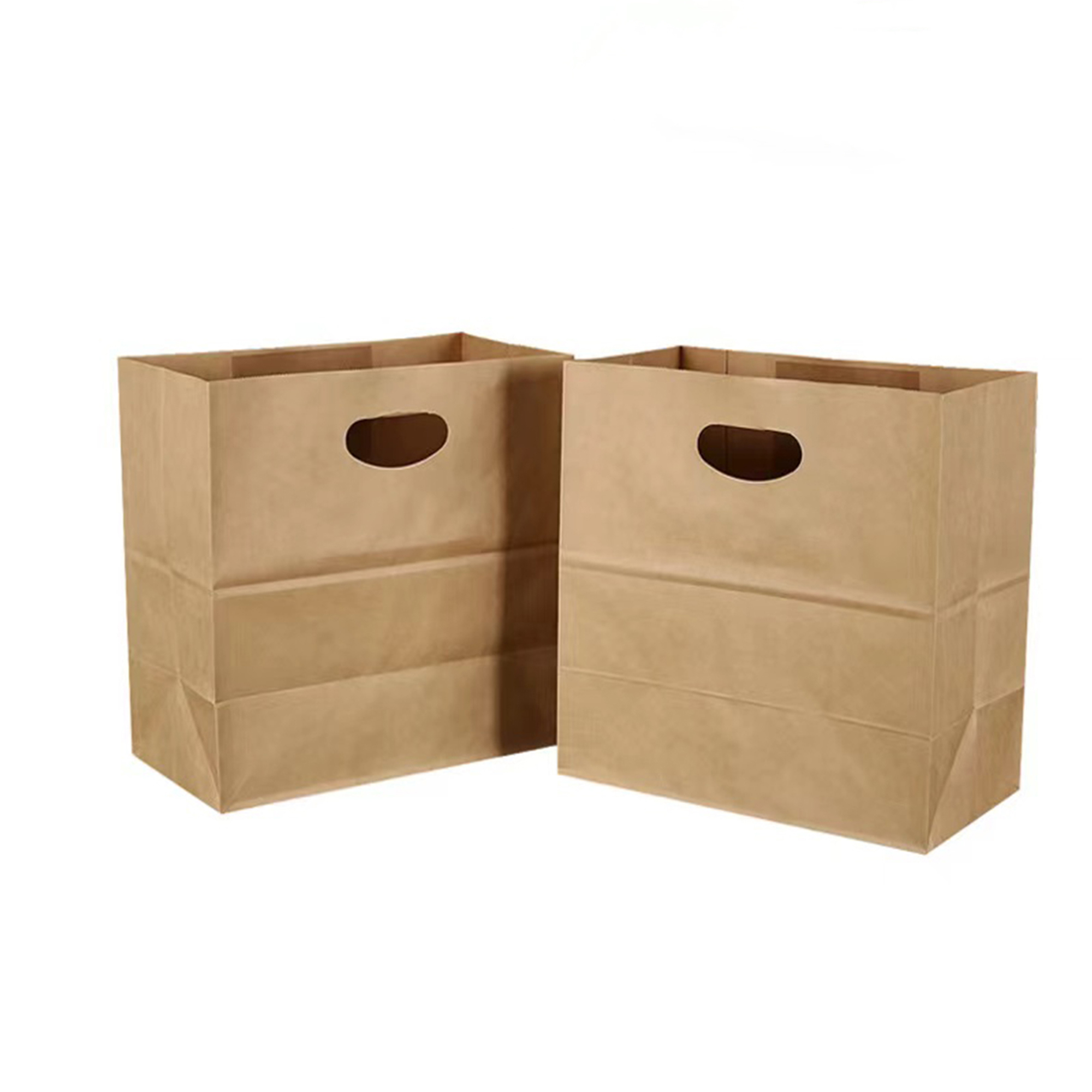 Die Cut Tote Brown Paper Bags 4