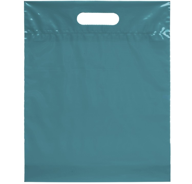 Die Cut Handle Bag - 12W x 15H x 3 - Flexo Ink Print 14