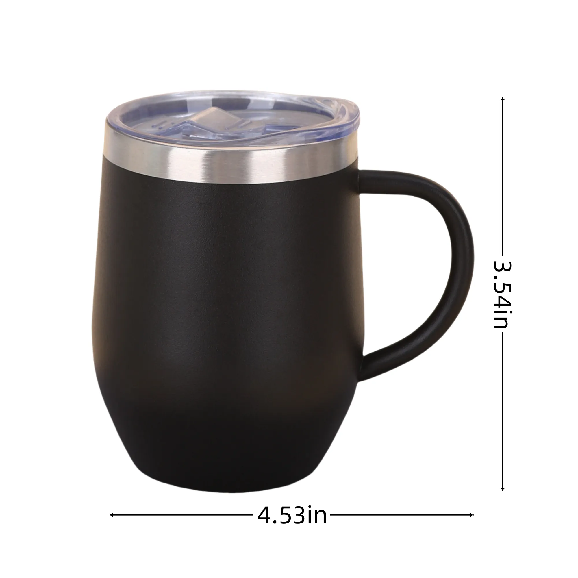 MOQ 12oz Stainless Steel Insulated Coffee Tumbler with Lid 6