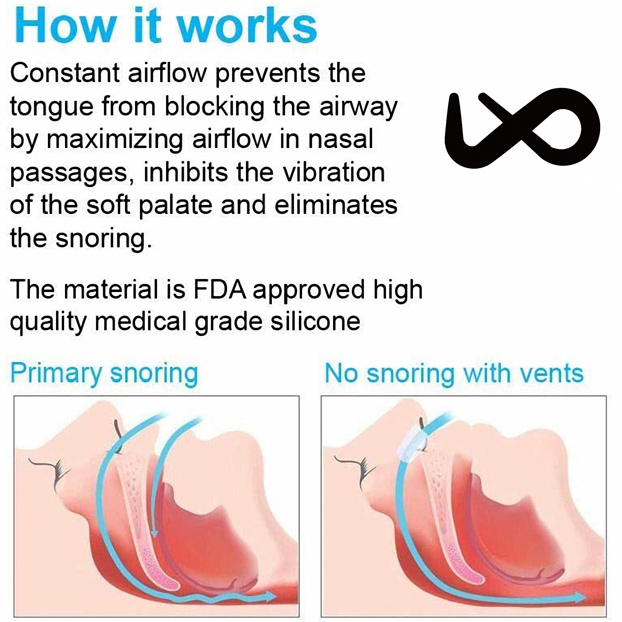 Anti-Snoring Nose Clip Set of 4 3