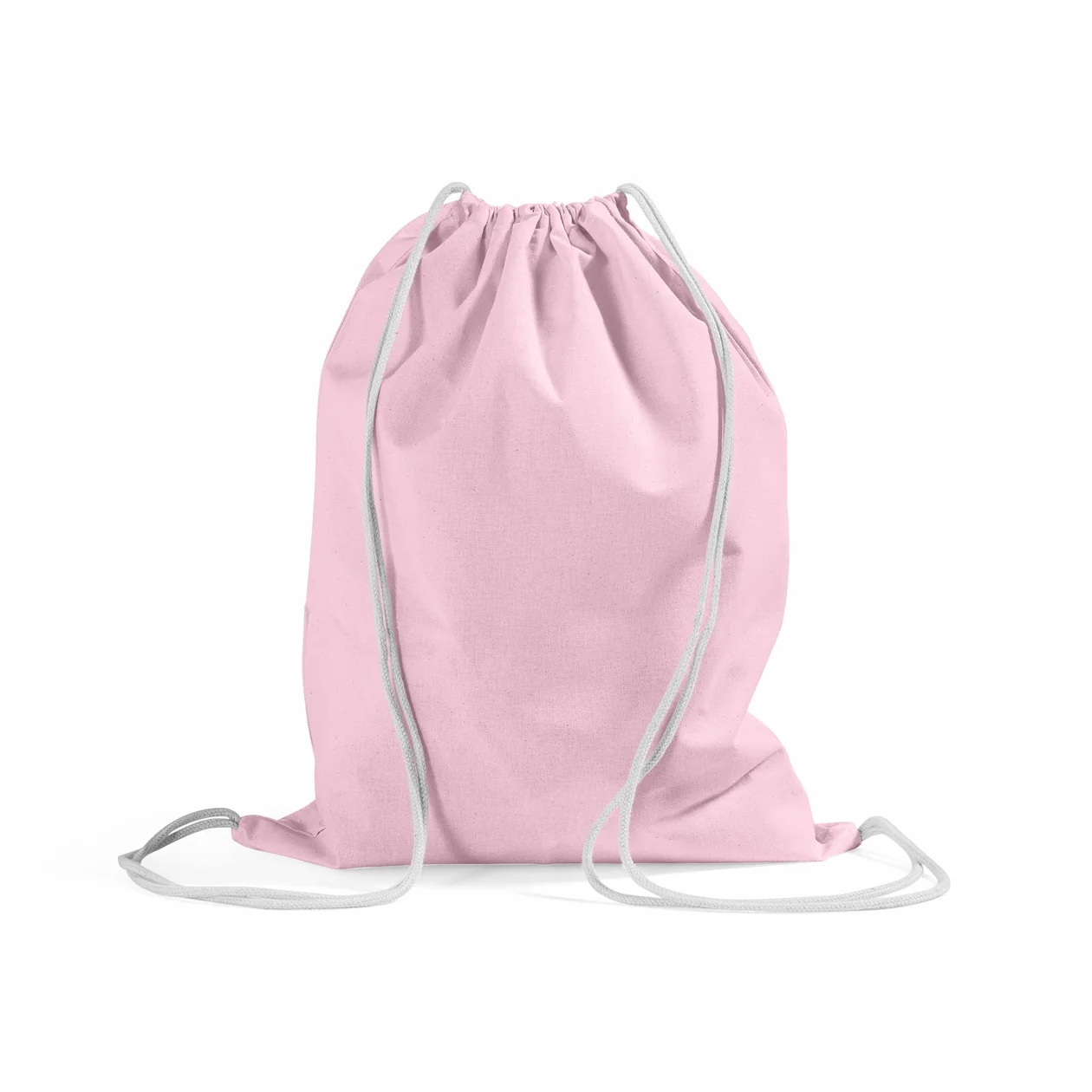Colored Cotton Sports Pack, custom drawstring bag with logo imprint 11