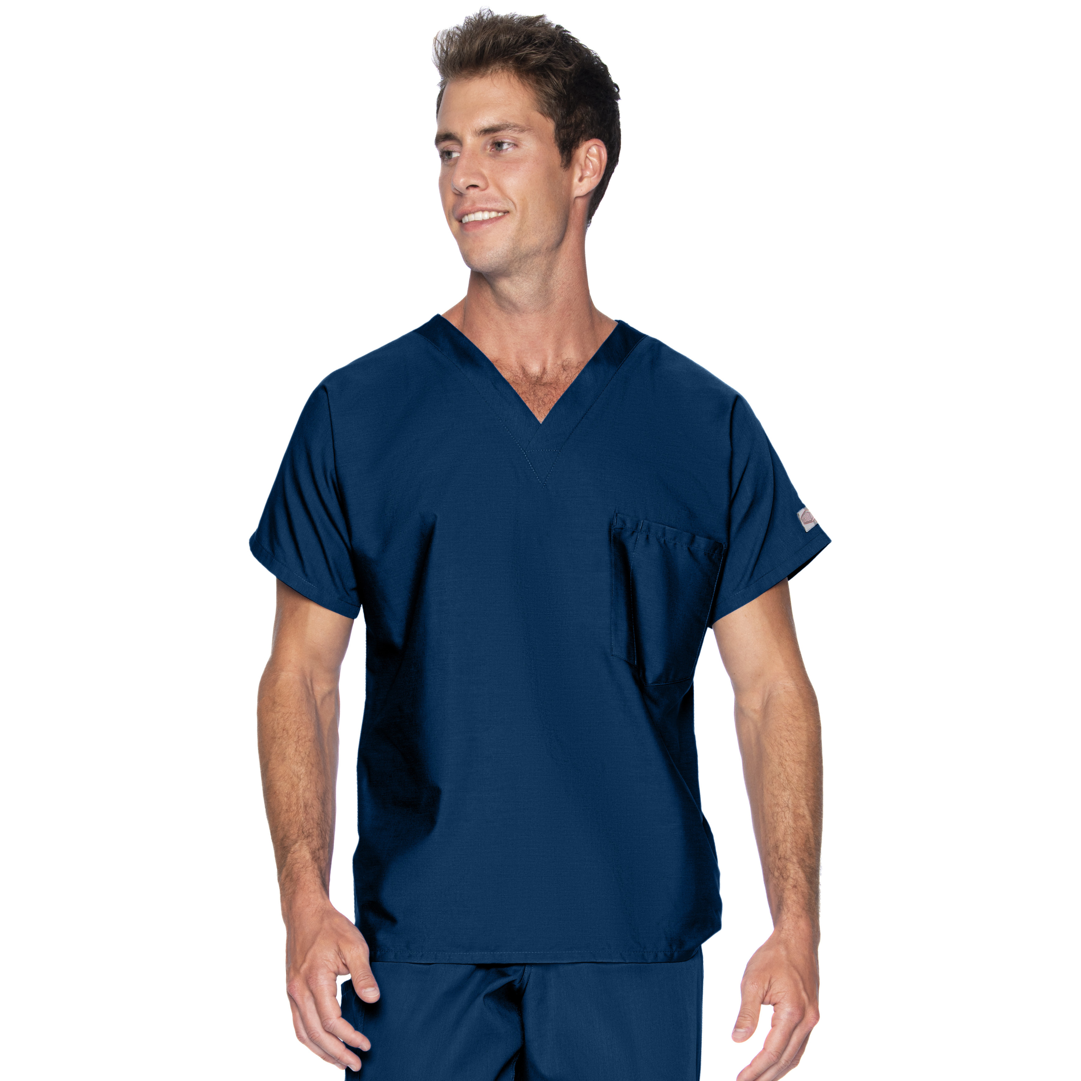 Landau - ScrubZone - Unisex One-Pocket Dolman Sleeve Tuckable V-Neck Top 37