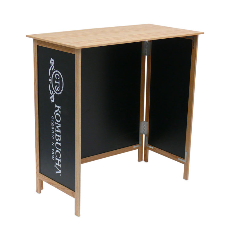 Folding Table Beverage Floor Display