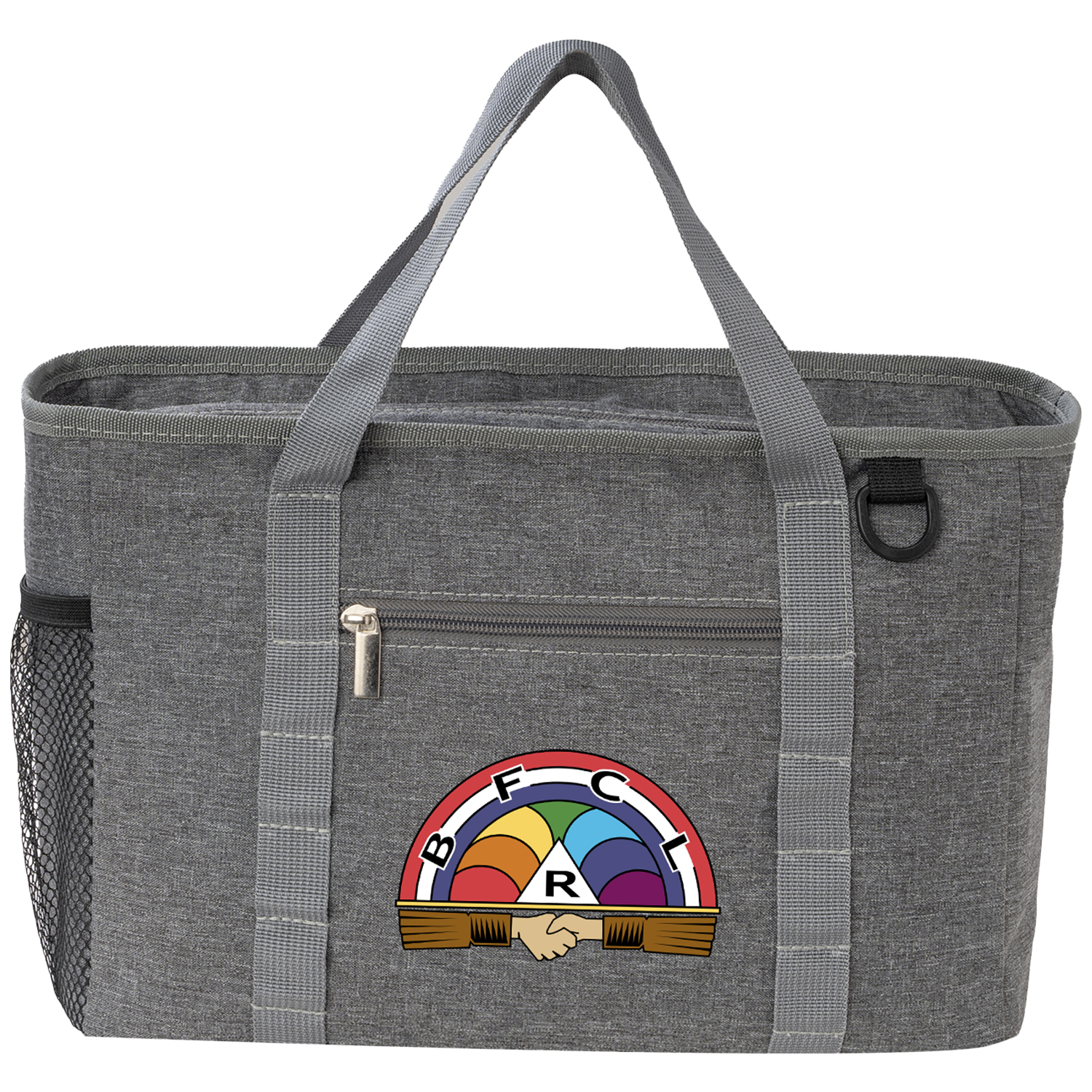 Heather Lite Insulated Lunch Bag with Zipper Pockets 3