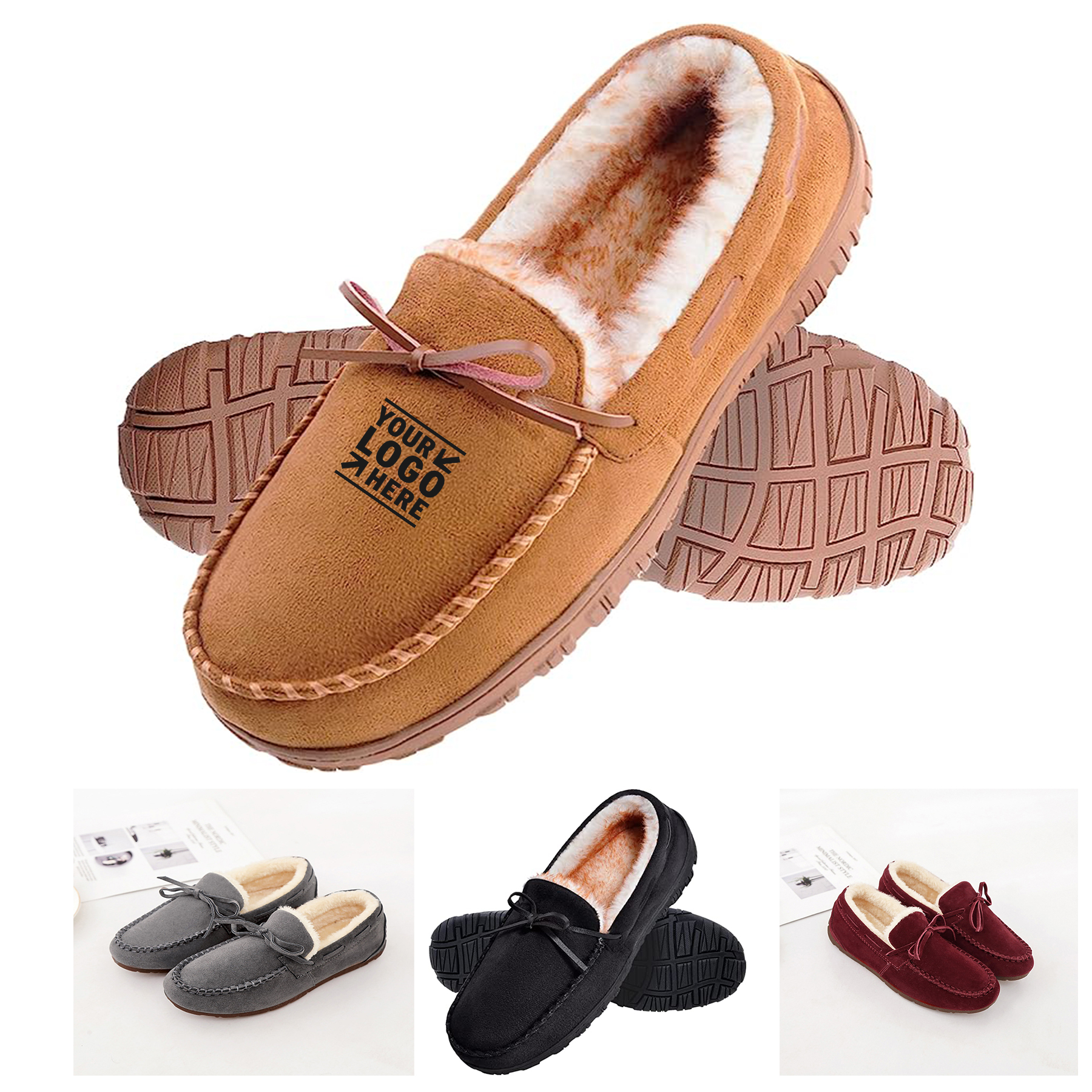 Essentials Men's Warm Comfortable Slippers 2