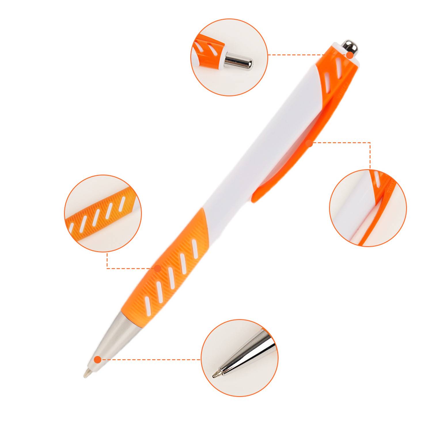 Push-action bullet ballpoint pen 2