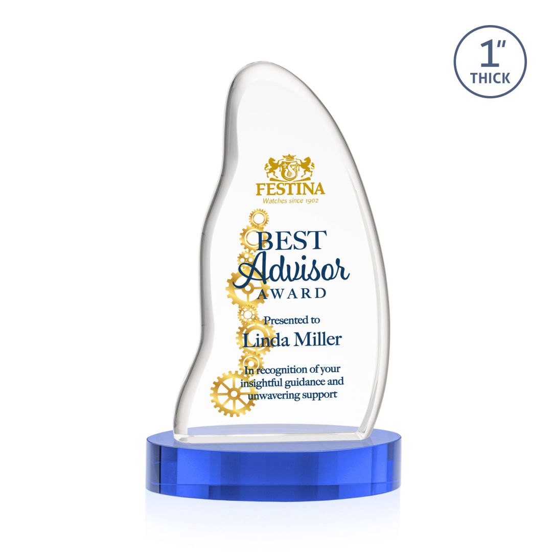 Beauford VividPrint™ Award on Base - Sky Blue 12