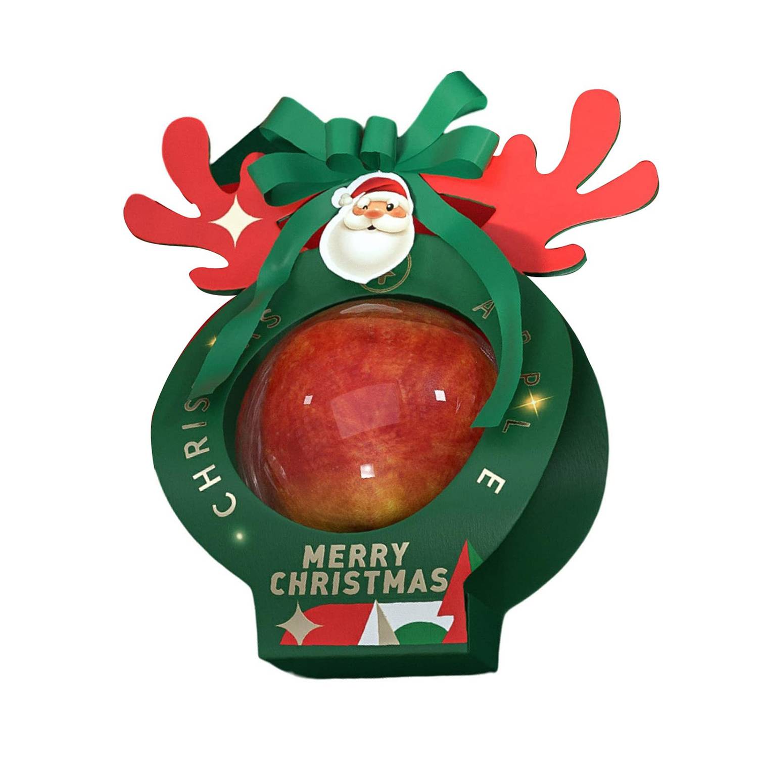 Transparent Festive Christmas Candy Packaging Handle Box 4