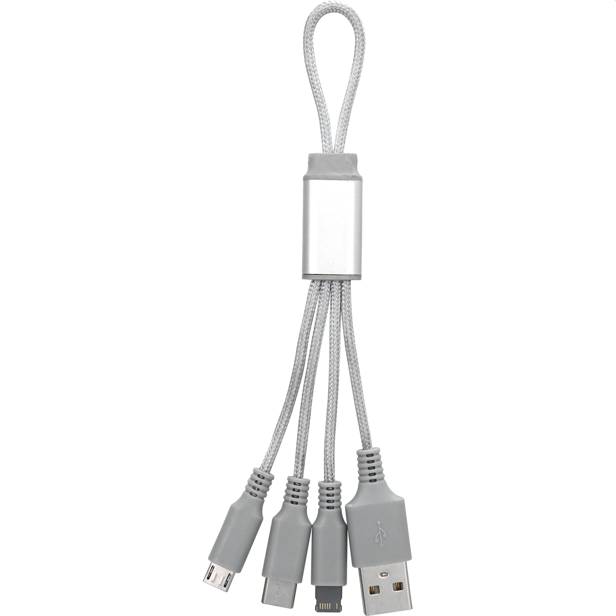 Metallic Loop 3-in-1 Cable with Type C USB 15