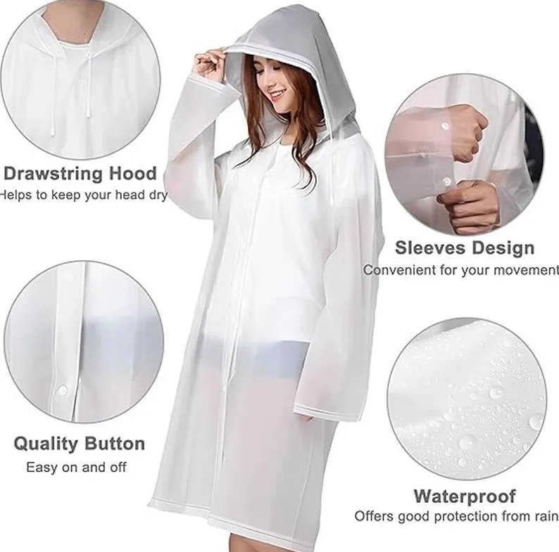 Promotional Branded Rain Ponchos with Logo Corporate Events Bulk Order Customizable 4