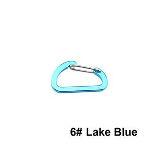 Durable #5 Flat Carabiner Lightweight Aluminum Alloy Clip, promotional tool with logo imprint 18