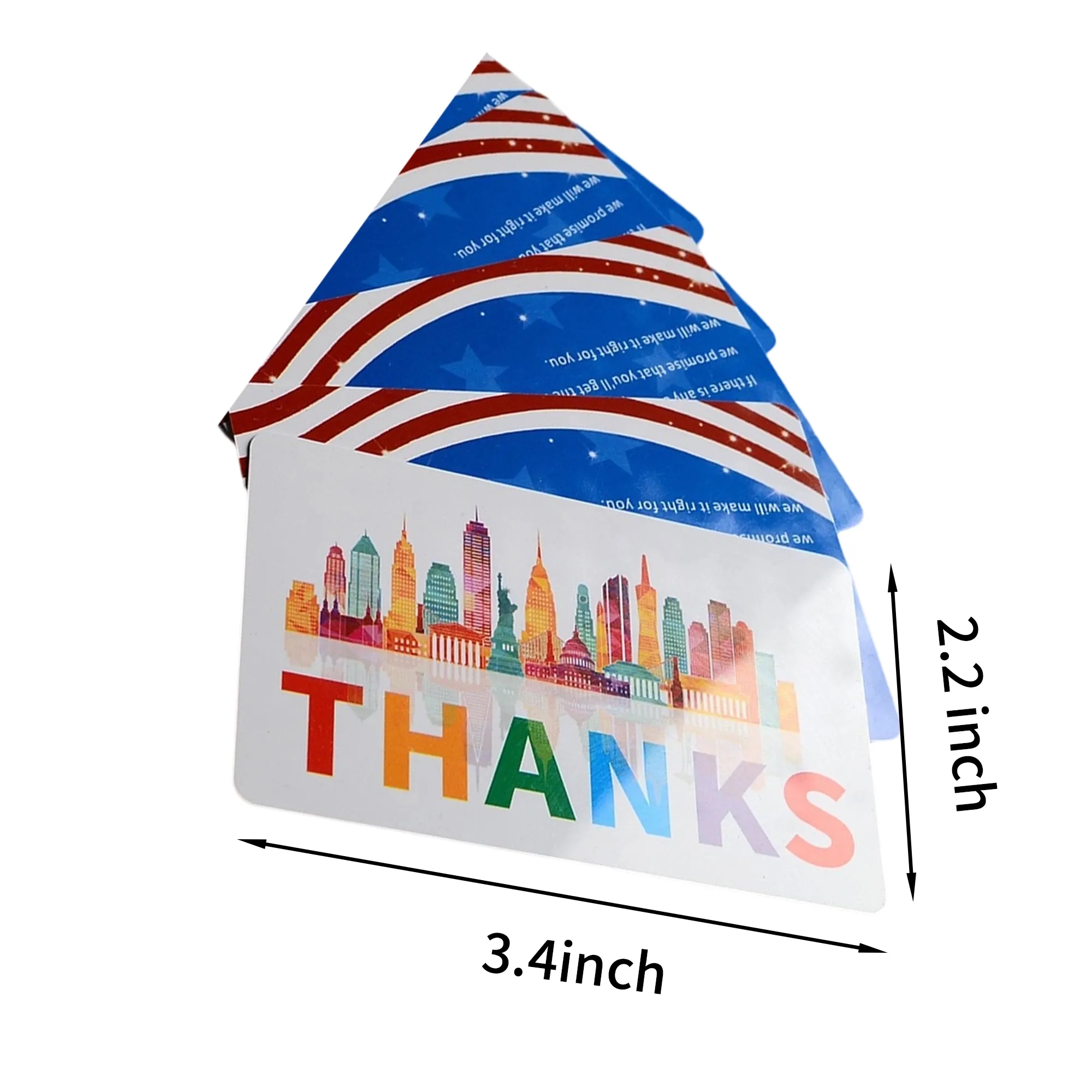 Thank You Card PVC Business 3