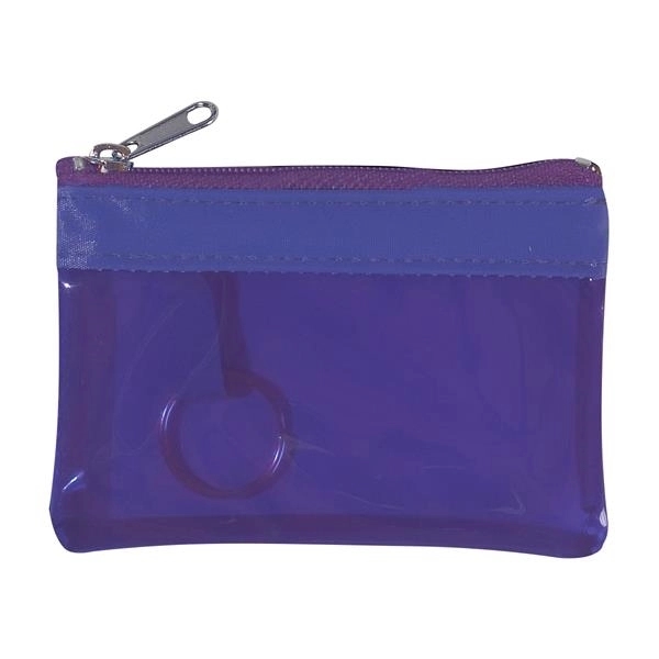 Translucent Zippered Coin Pouch 3