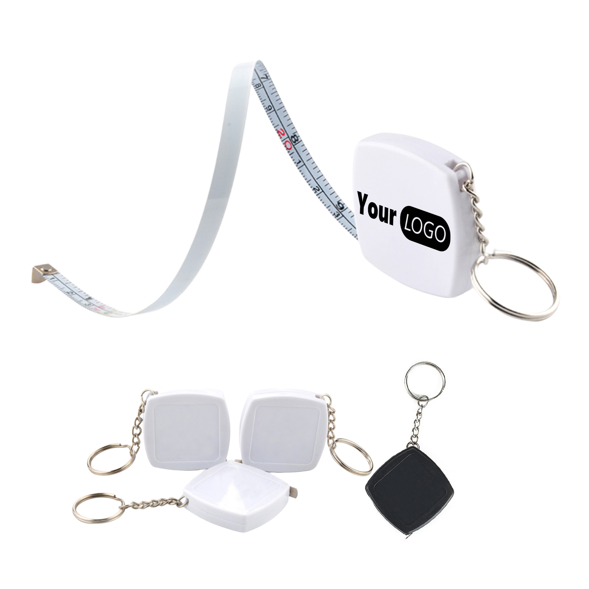 Mini Steel Tape Measure With Keychain 5
