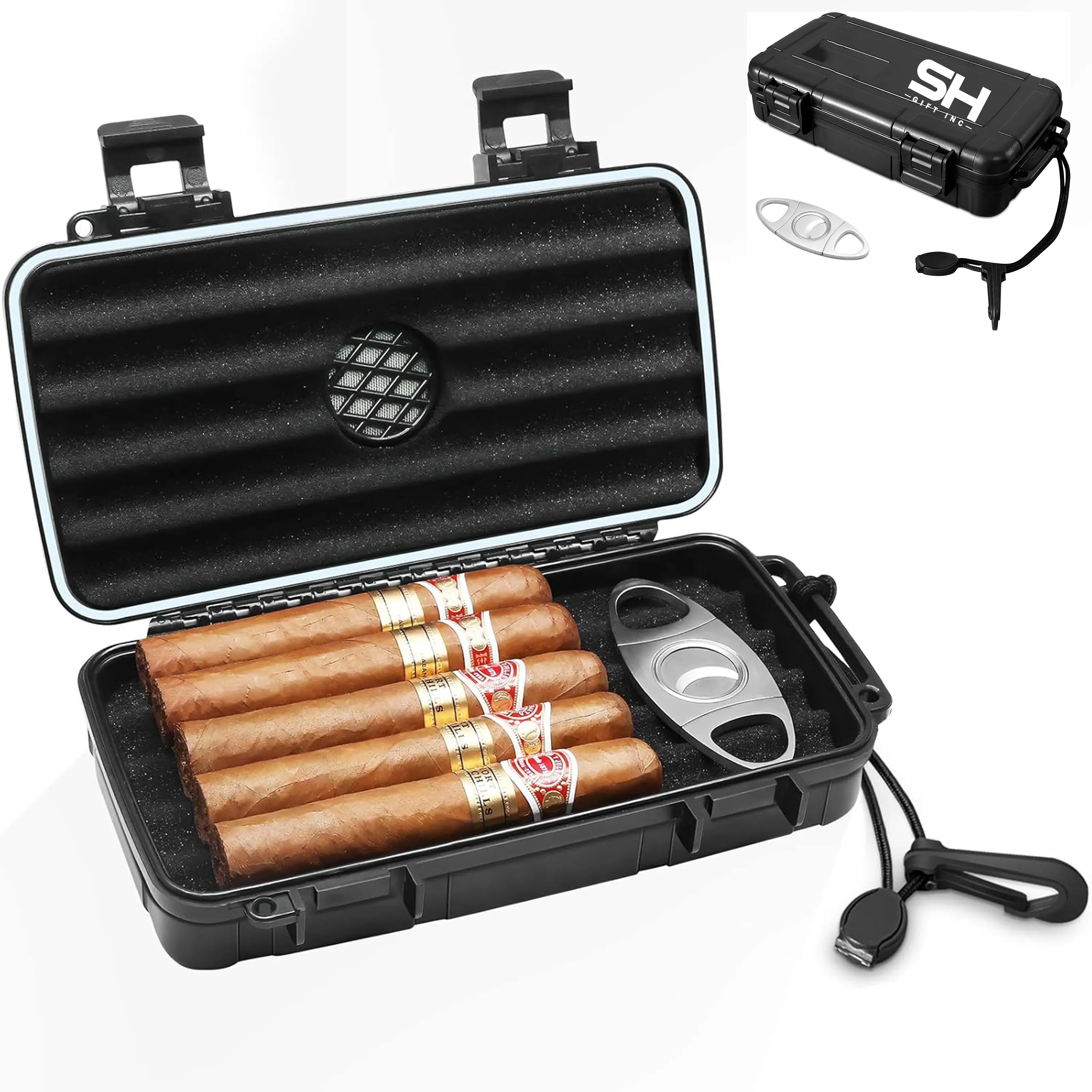 Travel Cigar Humidor Case 9