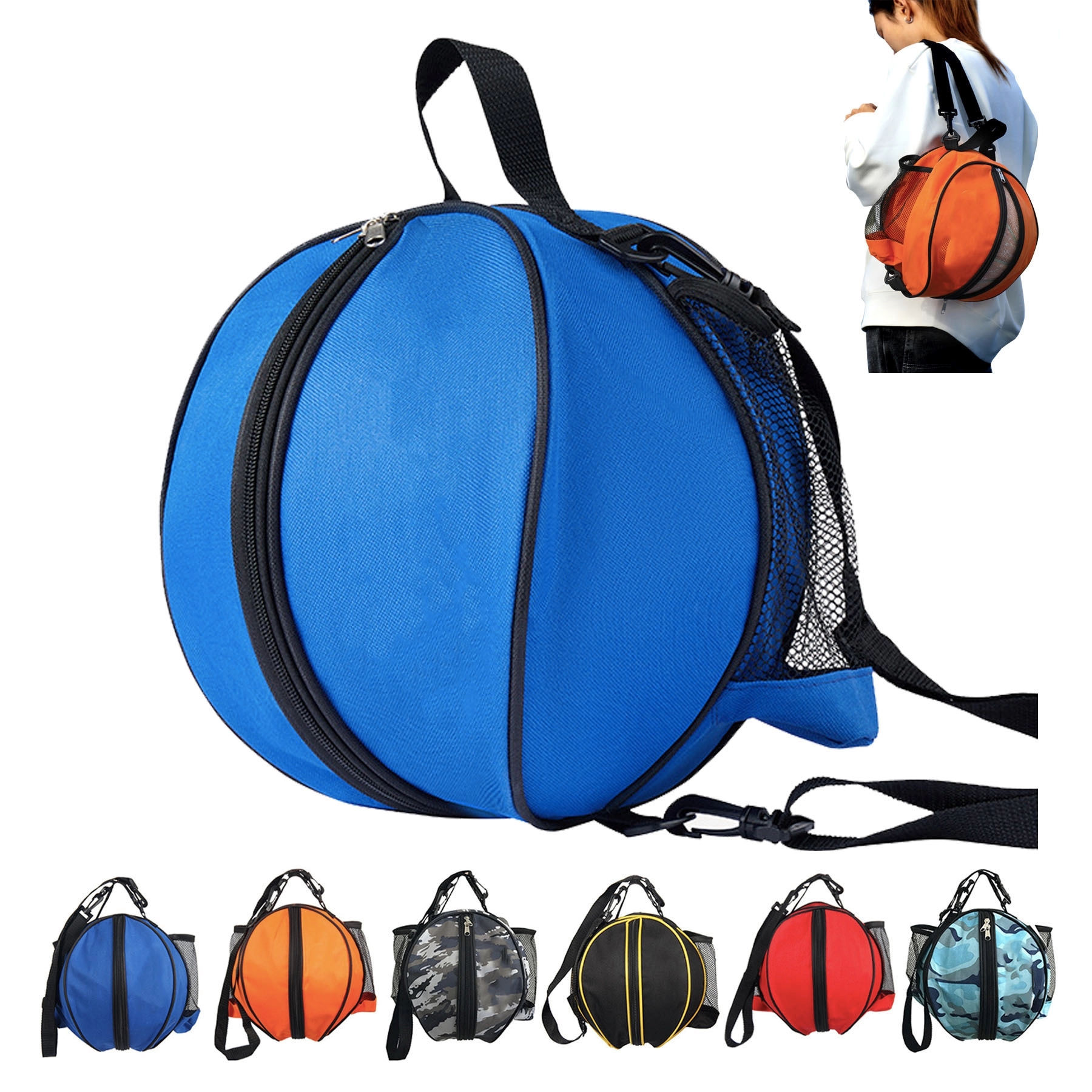 Oxford Cloth Shoulder Basketball Bag 3