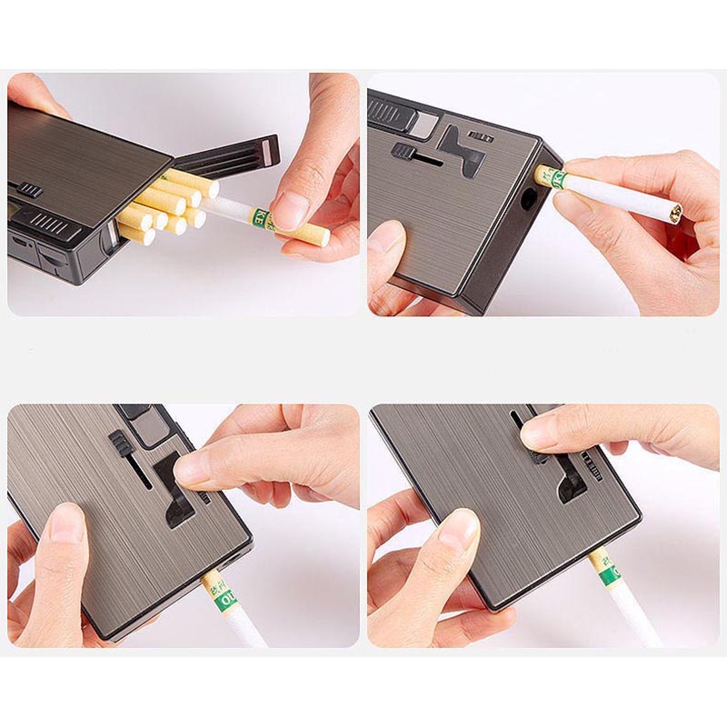 Cigarette Case With Electric Lighter 3