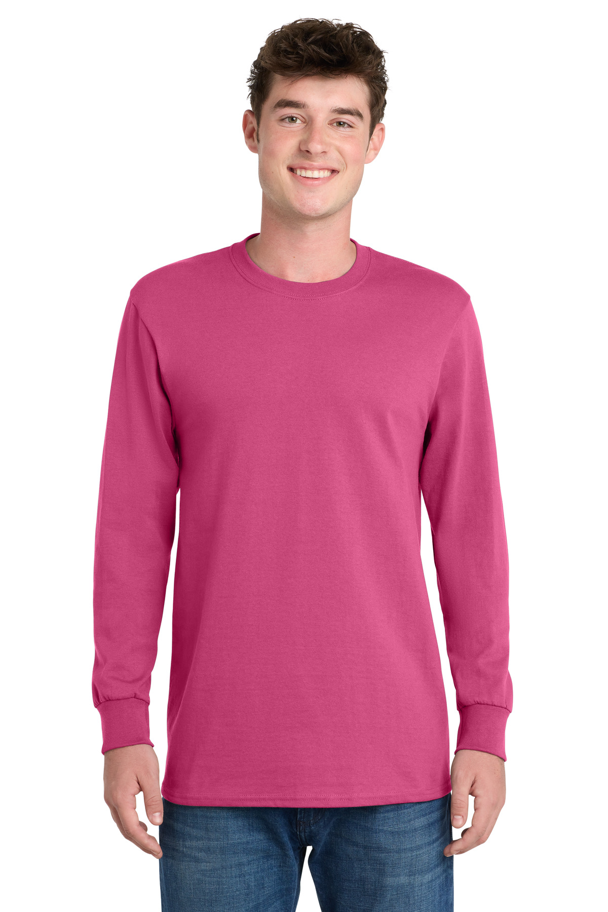 Port & Co Long Sleeve Essential Tee. PC61LS 73