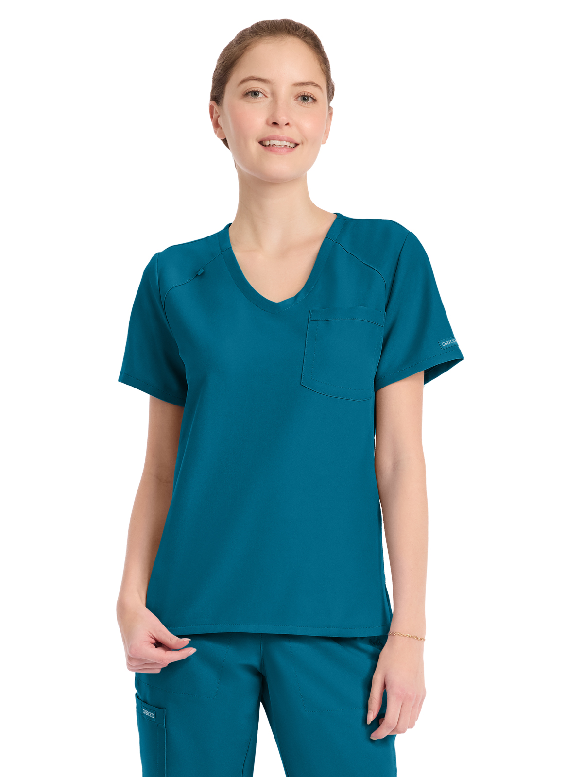 Cherokee - WW Originals Ultra - Women's 1-Pocket Tuck-In V-Neck Top 40
