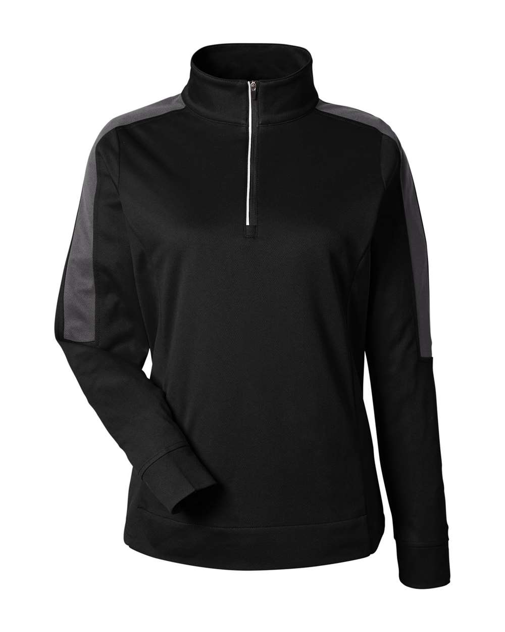 Women's Market Snag Protect Mesh Colorblock Quarter-Zip Pullover - CE404W 4