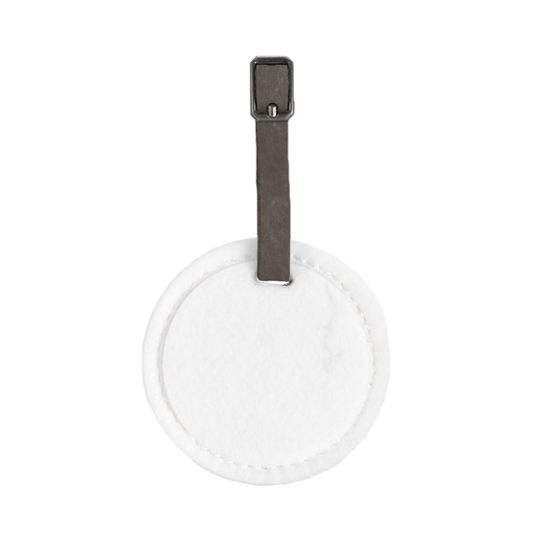 Hayes Dye-Sublimated Felt Round Luggage Tag 4