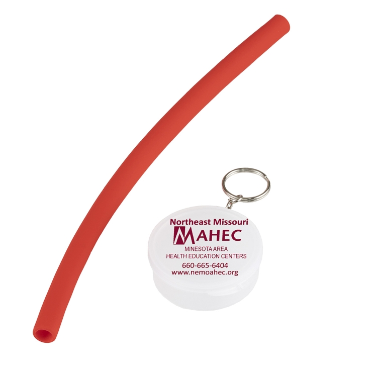 "Eco-Straw" 10" Reusable Silicone Straw 9