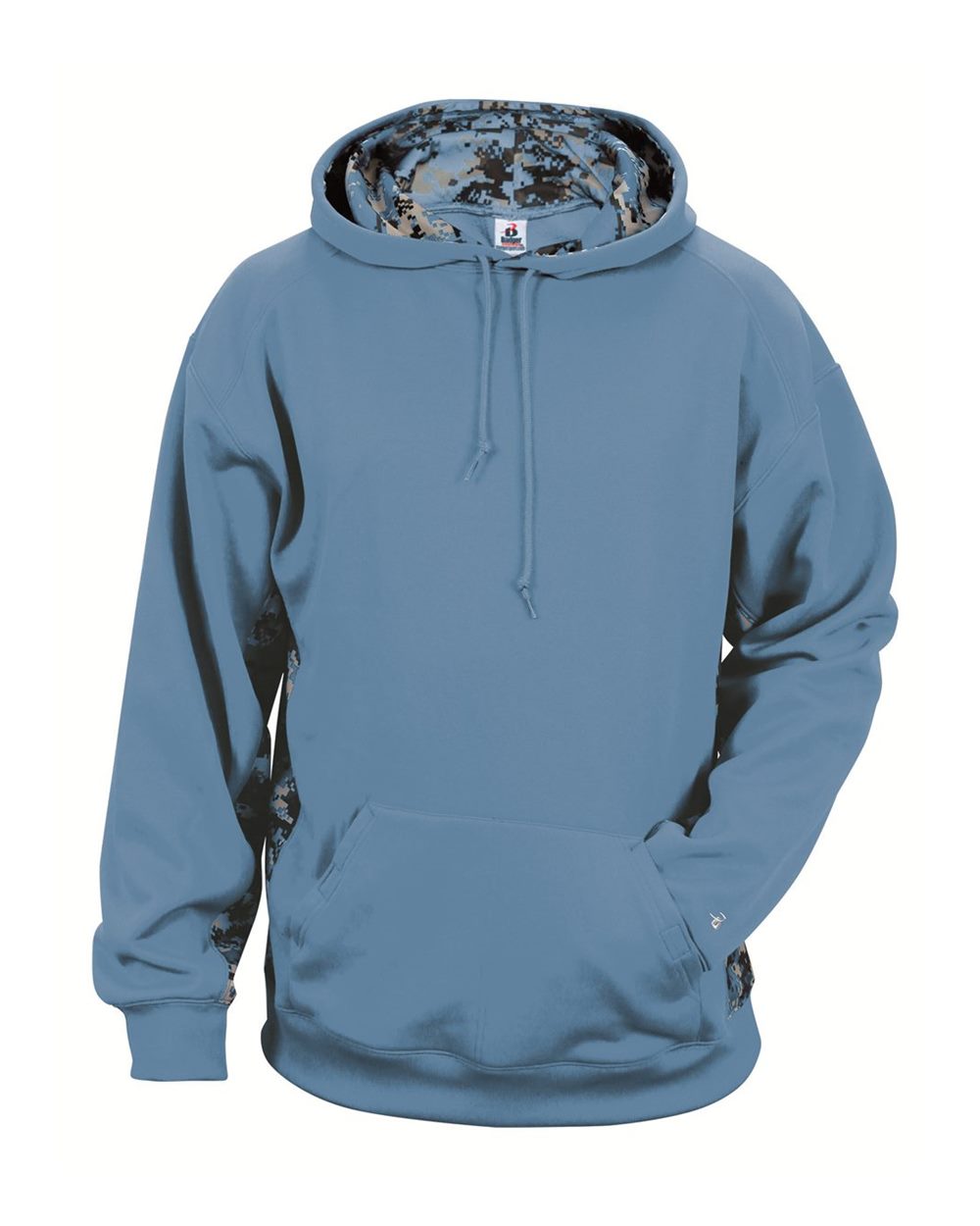 Youth Digital Camo Colorblock Performance Fleece Hooded Sweatshirt - 2464 12