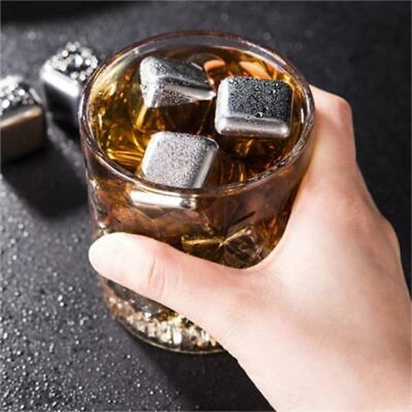 304 Stainless Steel Cubes Ice Stone 4