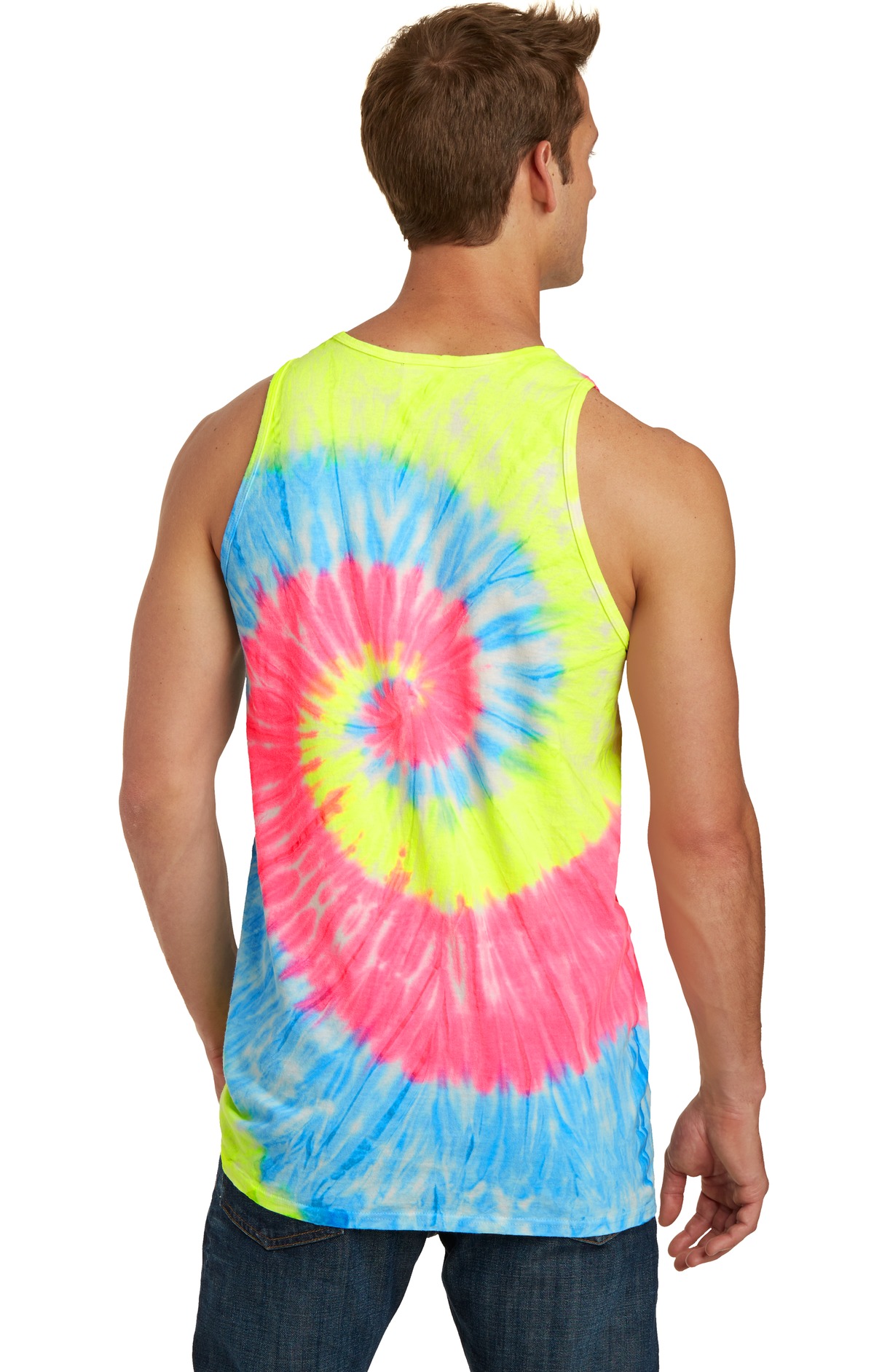 Port & Co Tie-Dye Tank Top. PC147TT 12