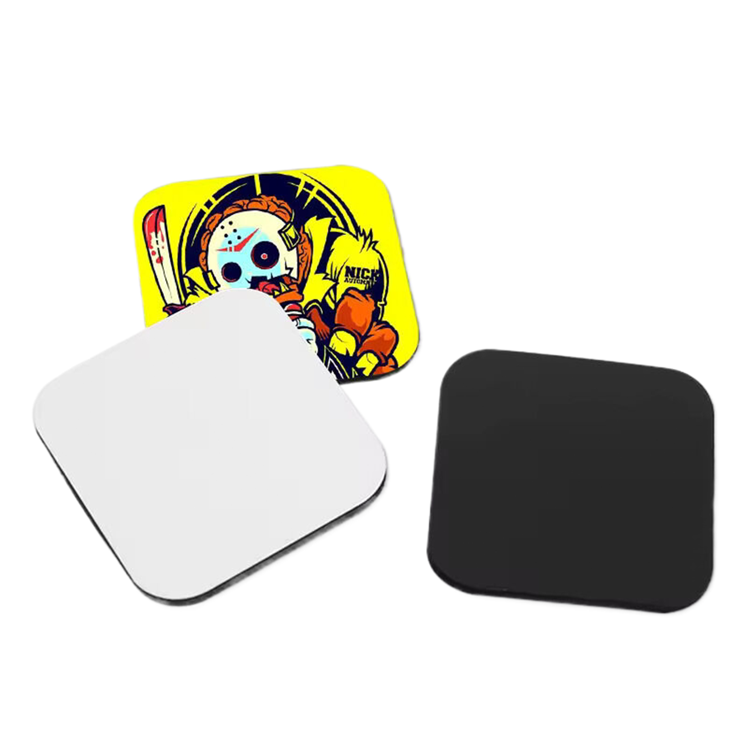 Square Shaped Sublimation MDF Fridge Magnet 5