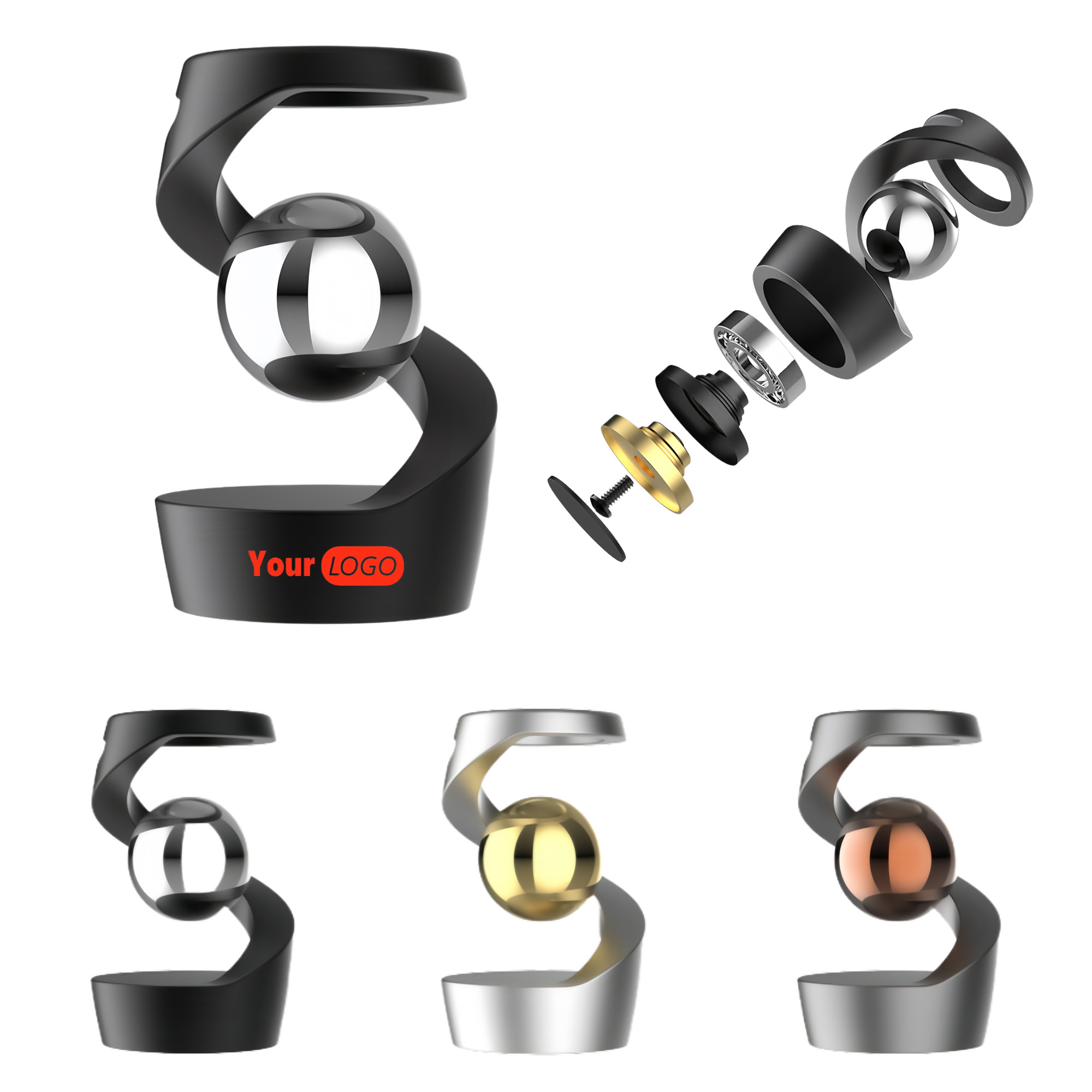 Desktop Floating Gyroscope Ornament 1