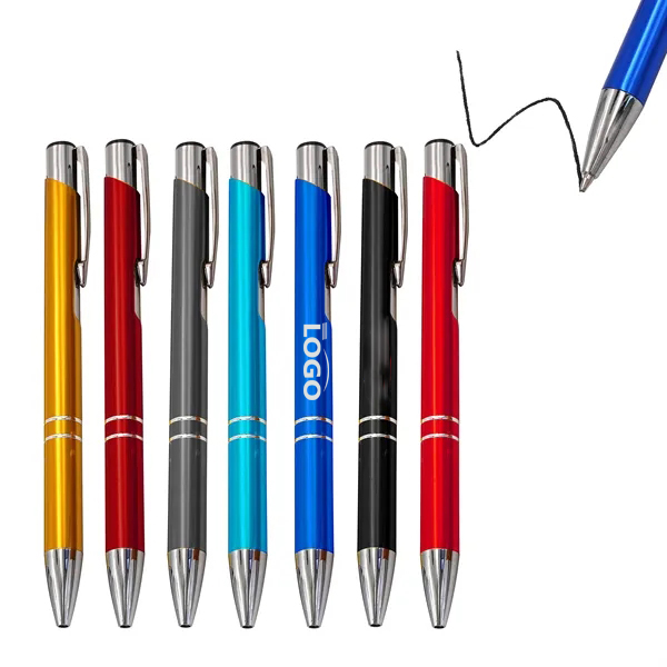 Retractable Metal Ballpoint Pens 2