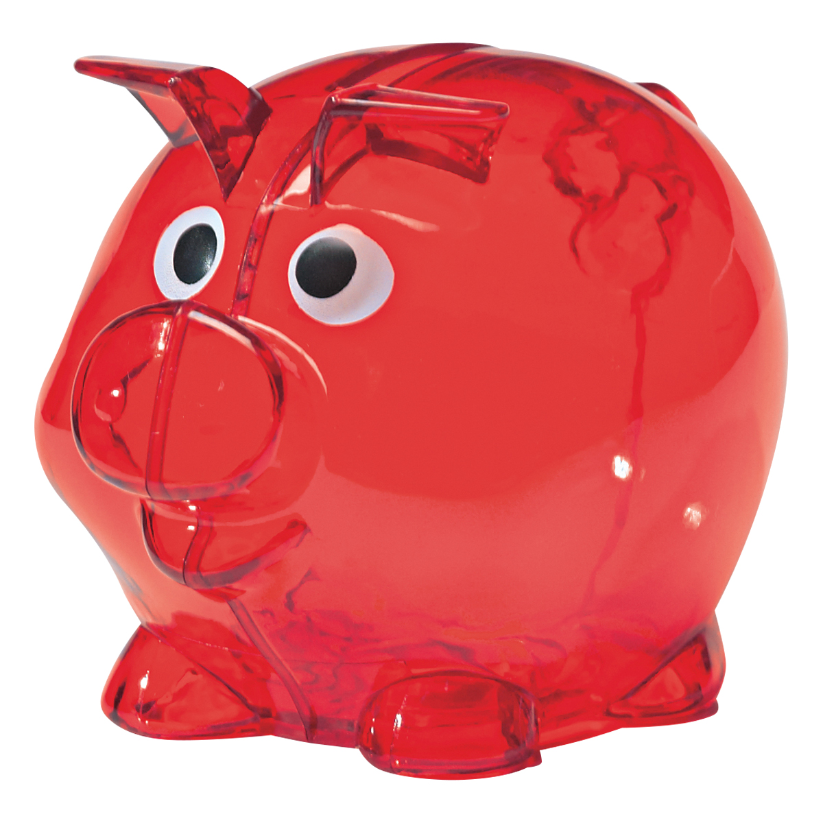 Mini Plastic Piggy Bank, custom desk accessory with logo imprint 7