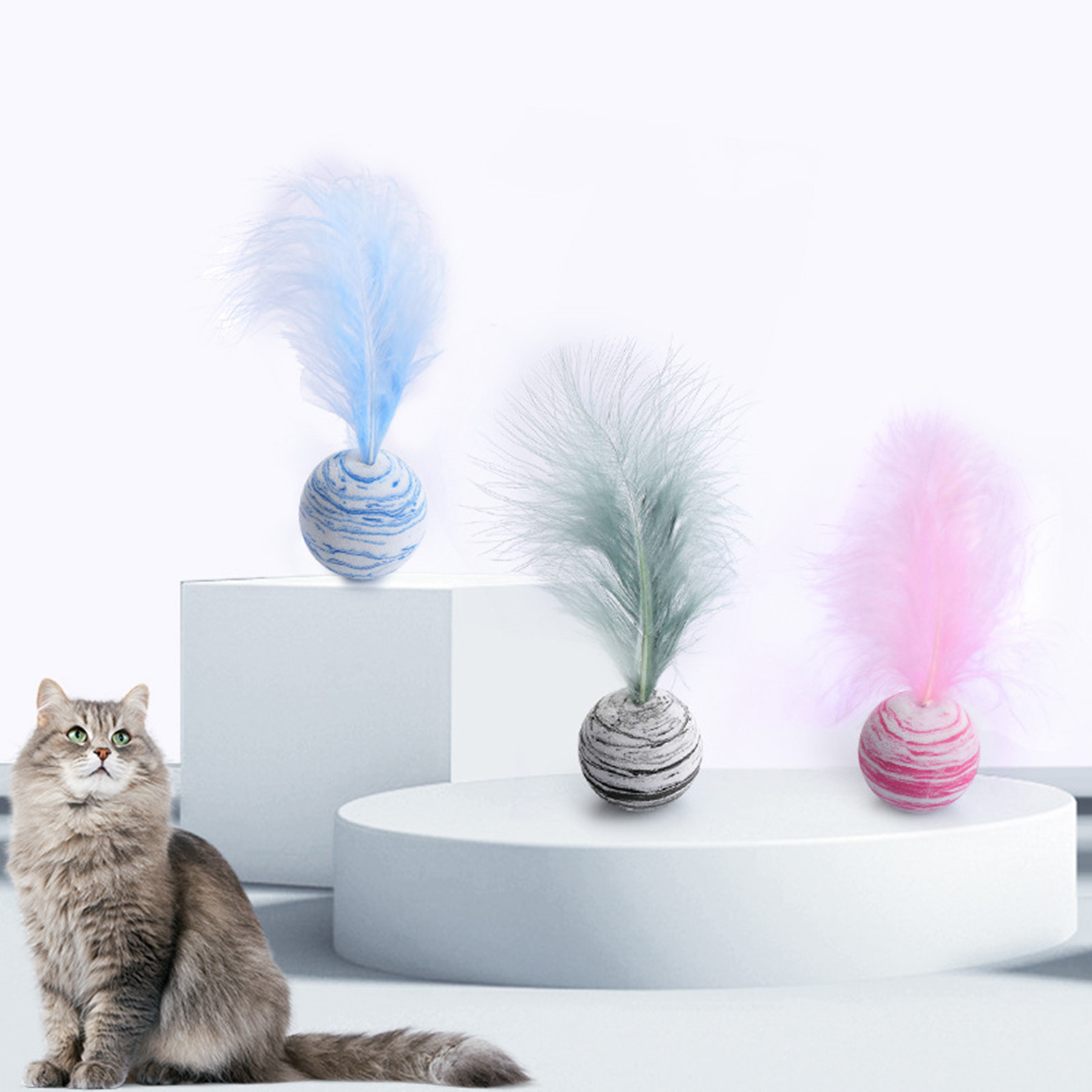 Rattle Ball Cat Toy 2