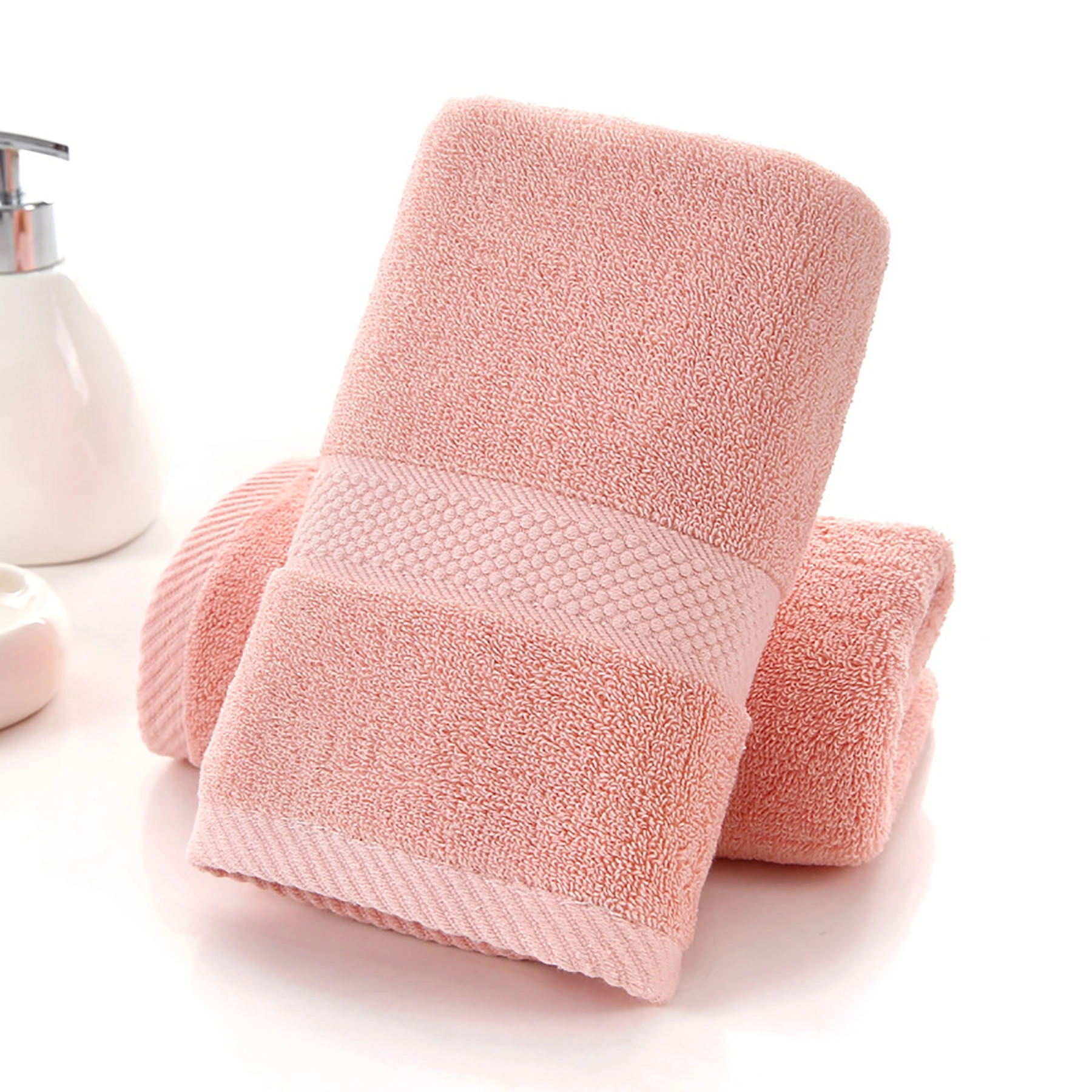 100% Cotton Embroidery Logo Towel Washcloth 3