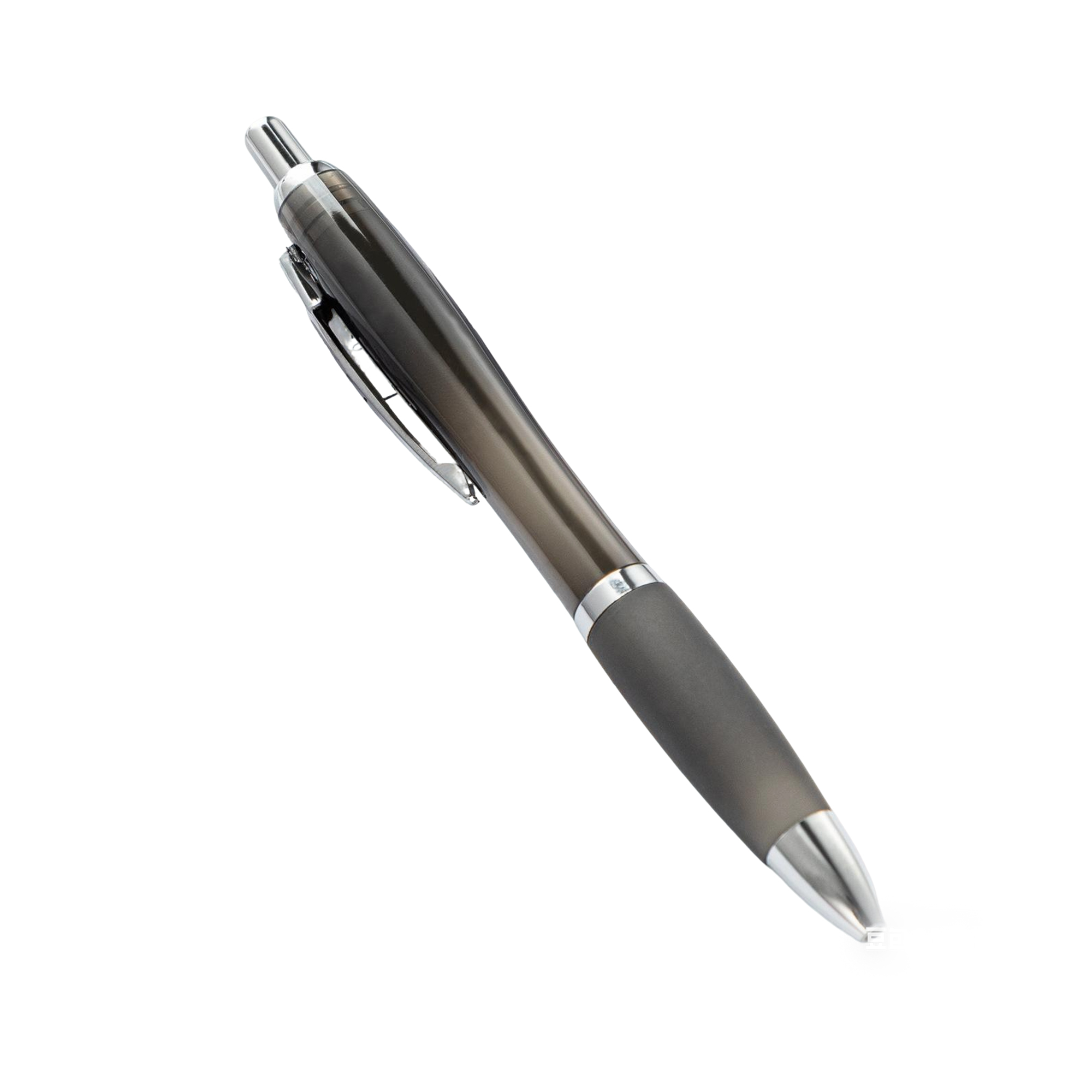 Retractable Ballpoint Pen Translucent Barrel Design 12