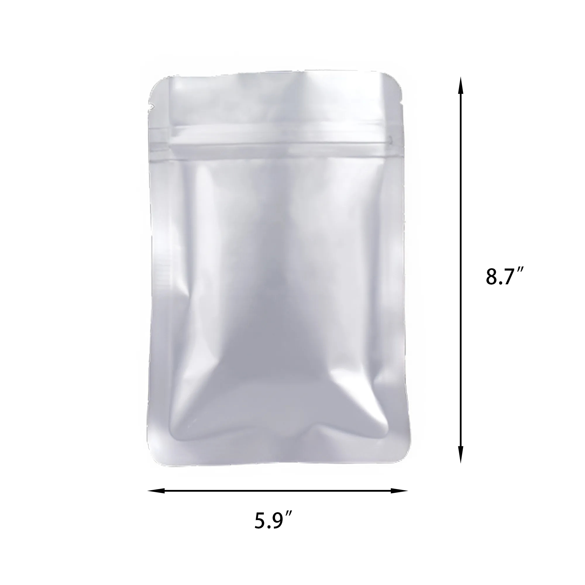 Aluminum Foil Flat Bottom Sealing Bag for Food Packaging 2
