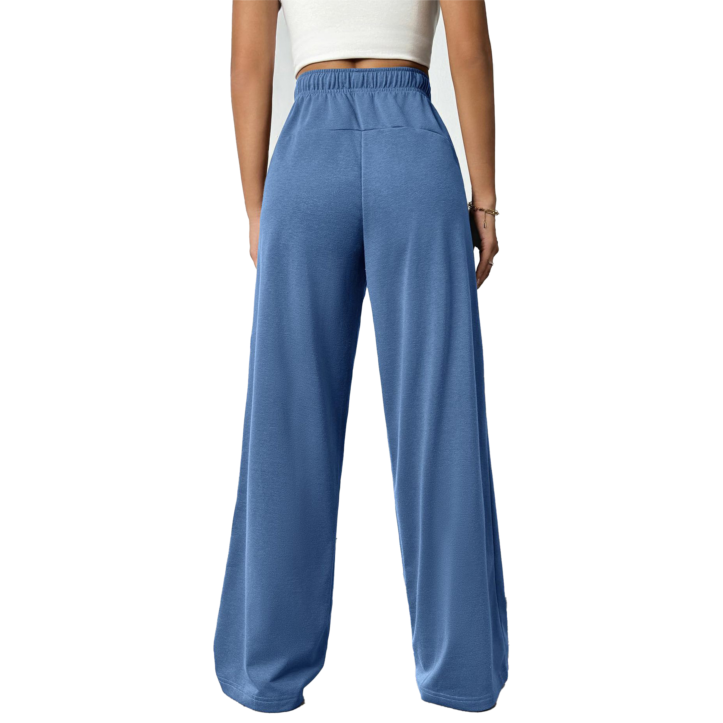 Cotton Loose Straight Sports Pants 4