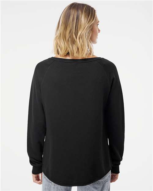 Women's California Wave Wash Crewneck Sweatshirt - PRM2000 7