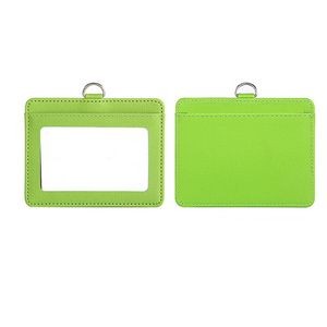 RFID Blocking PU Leather Card Holder with Lanyard 5