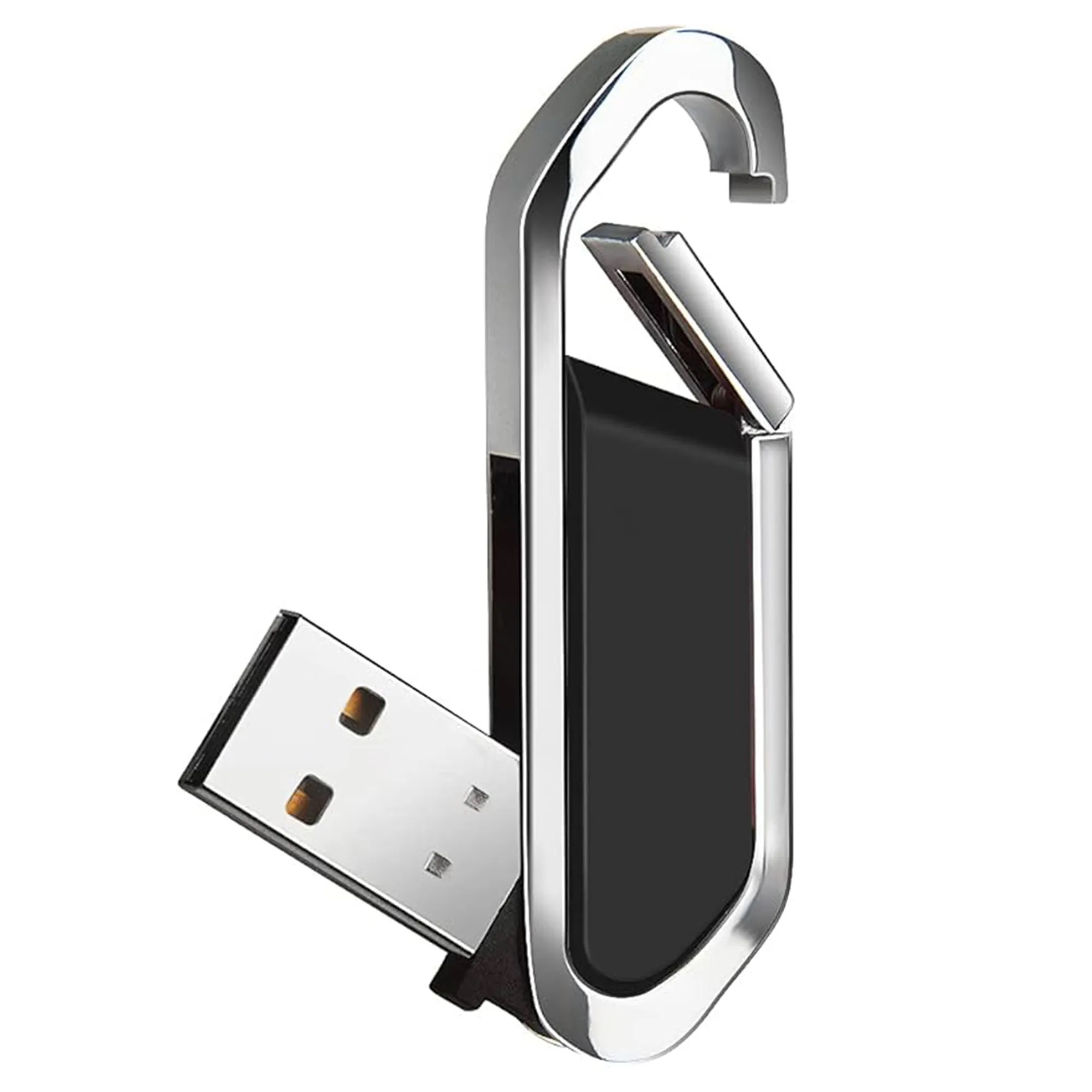 64GB Waterproof Metal Carabiner USB 3.0 Flash Drive 10