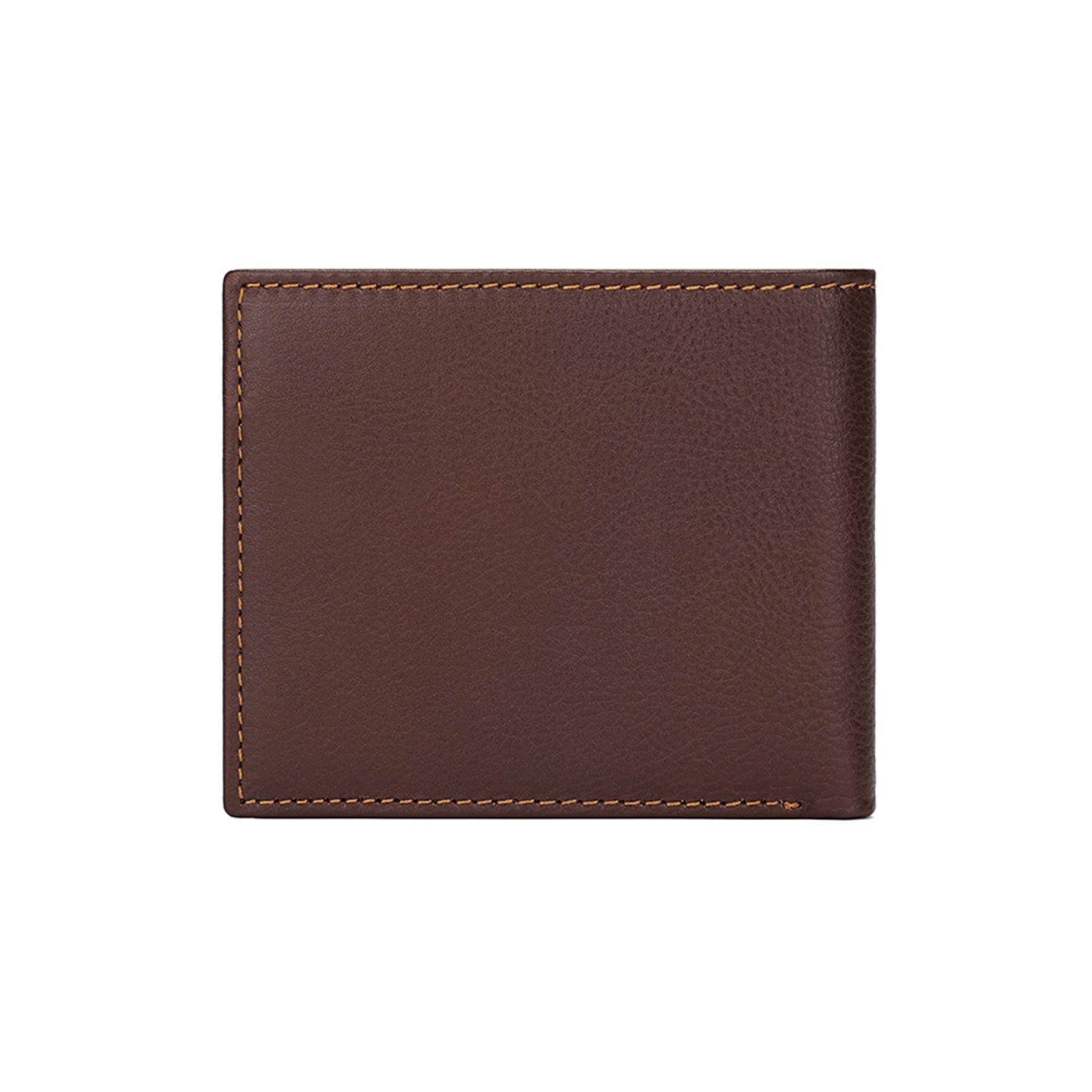 Mens Genuine Leather Bifold Credit Card Bag 1