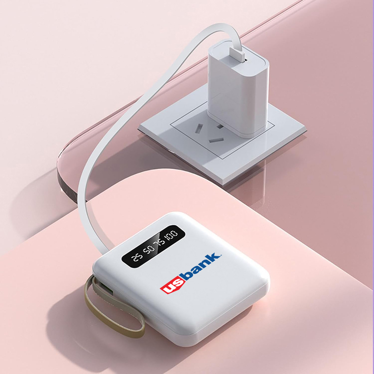 5000mAh Power Bank with Built-In Cables 3