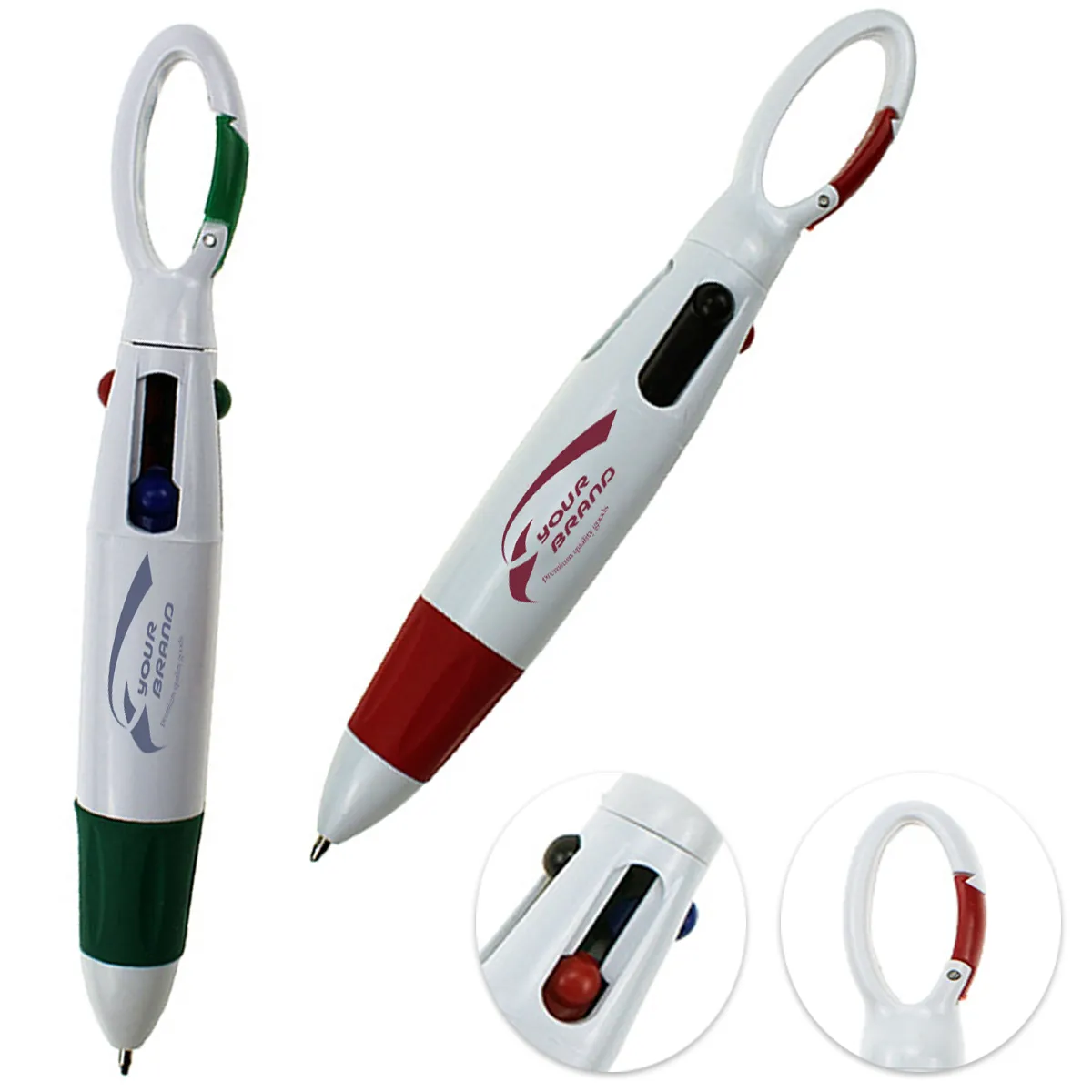 4-in-1 Multicolor Office School Retractable Ballpoint Pen 3