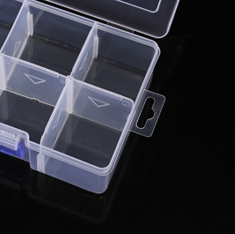 Clear visible plastic storage box 4