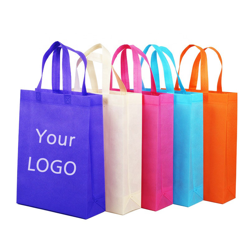 Heavy-Duty Jumbo Non-Woven Custom Tote Bag - 14"w x 16"h x 5"d 1
