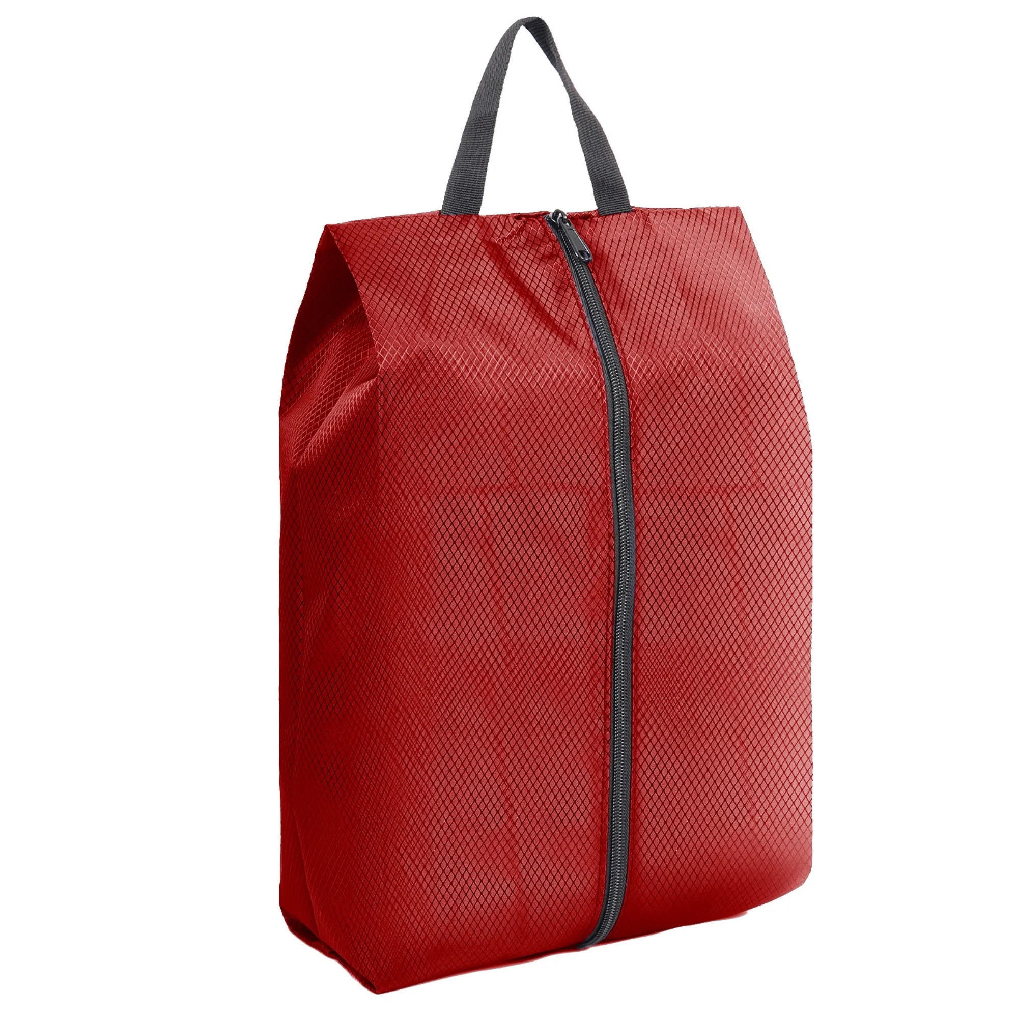 Waterproof Diamond-Lattice Nylon Handheld Shoe Storage Bag 4