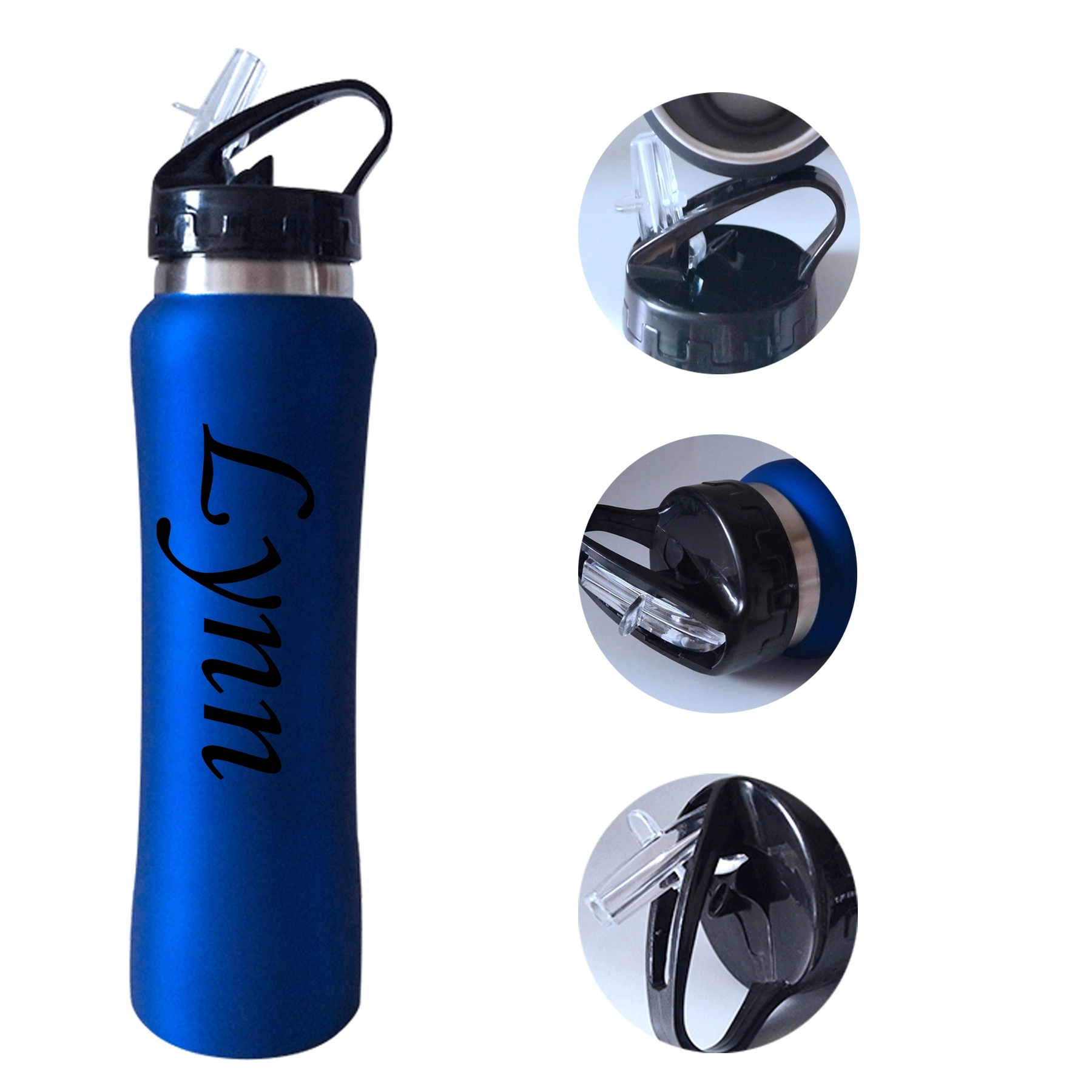 Stainless Steel Insulated Bottle w/ Straw 2