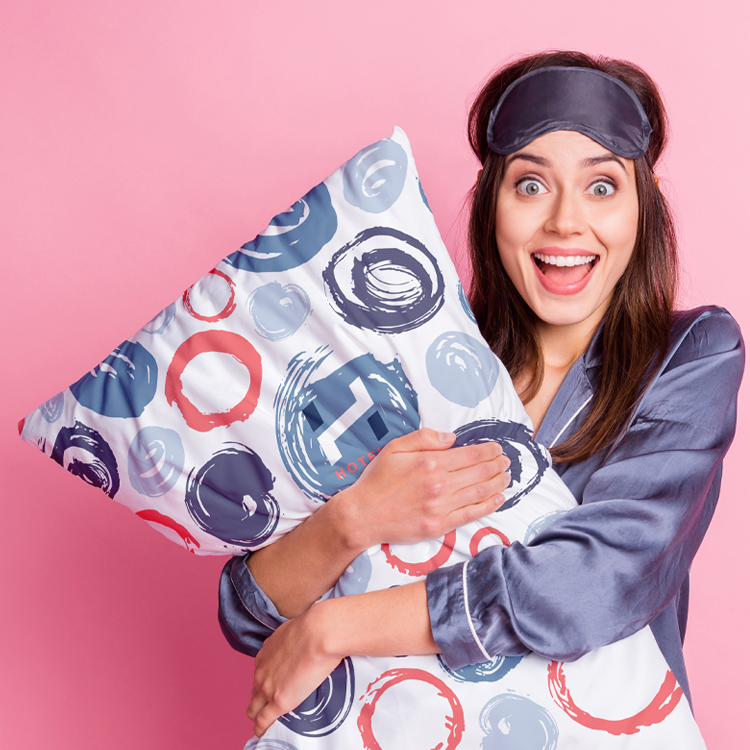 Sublimated 14"H x 22"W Lumbar Pillow 4